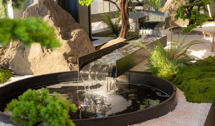 Watercourse Fountain with Sculptures