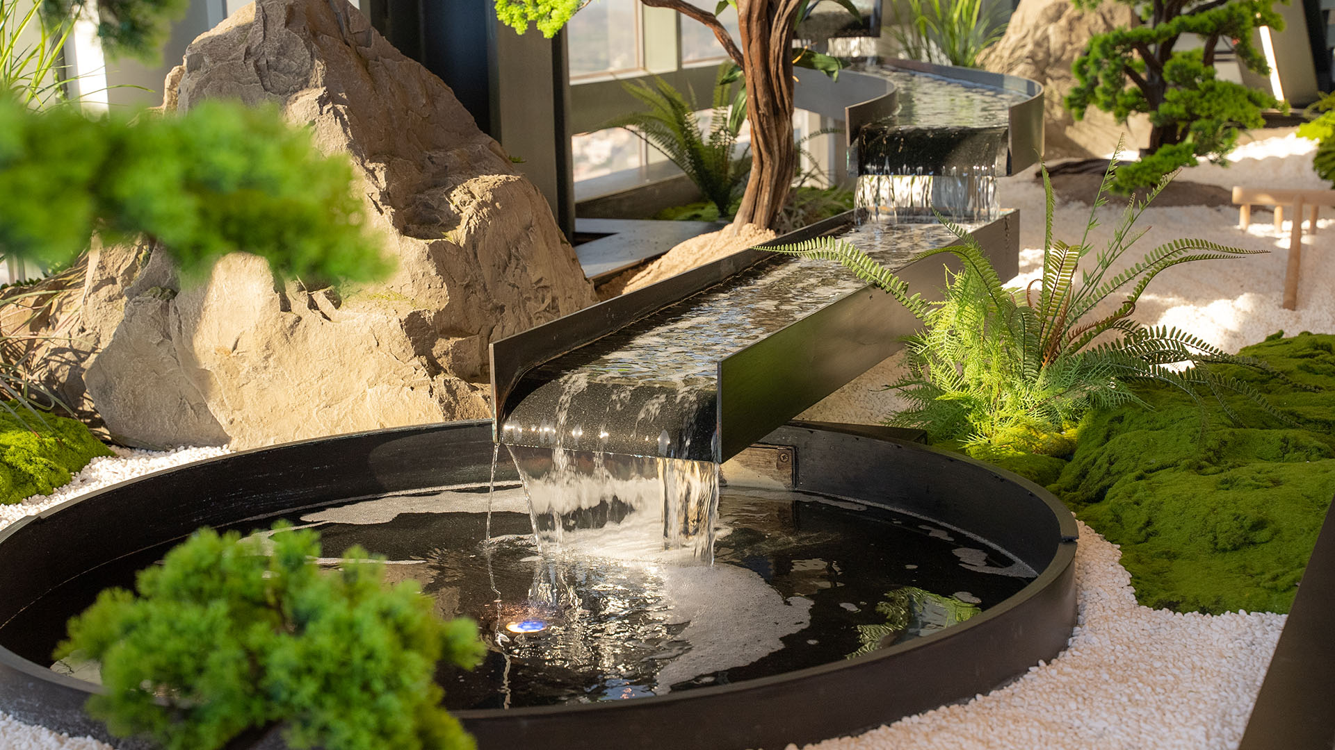 Watercourse Fountain with Sculptures
